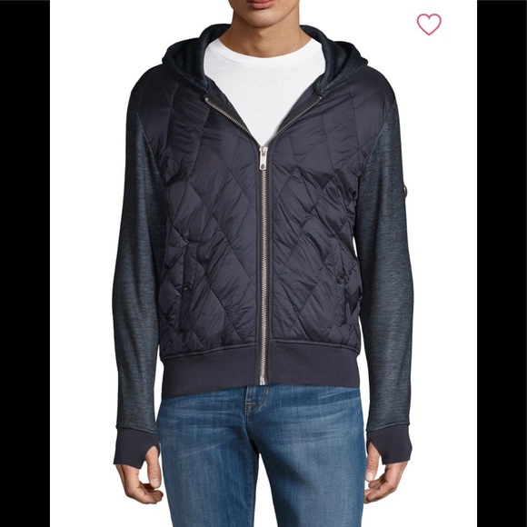 Jetlag Other - Jetlag quilted down hooded  full zip hoodie